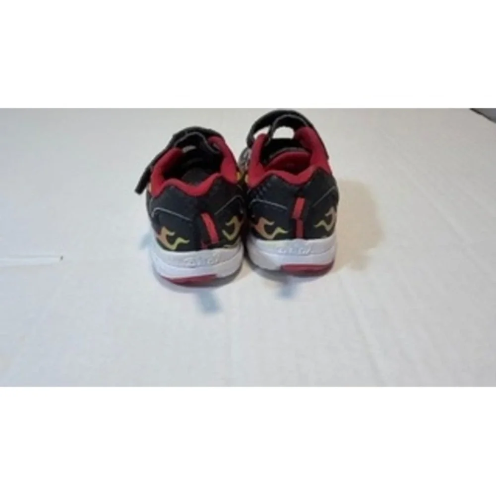 Disney Pixar Cars Lightning McQueen Toddler Sneakers Black Red 40956 Size 5
